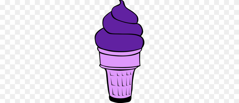 Violet Clipart Ice Cream, Dessert, Food, Ice Cream, Soft Serve Ice Cream Free Transparent Png