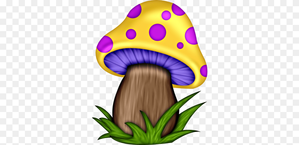 Violet Clipart Mushroom, Agaric, Fungus, Plant, Pattern Free Transparent Png