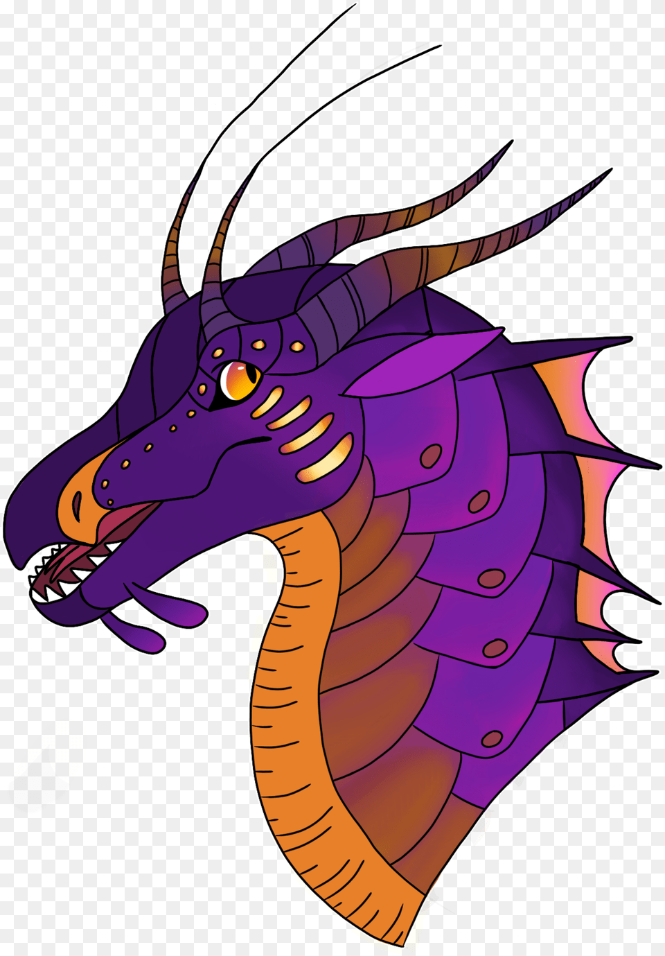 Violet Drawing Fun Silkwing Hybrid, Dragon, Animal, Fish, Sea Life Free Png Download