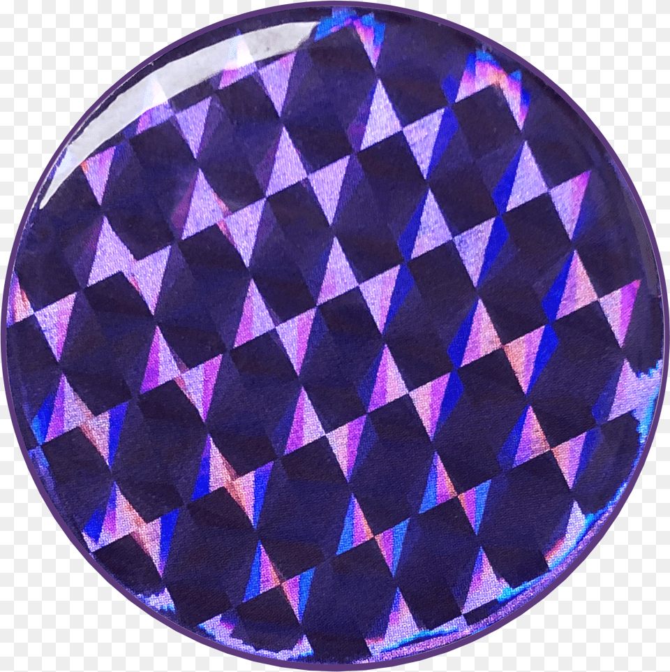 Violet Hologram Gels Circle Png Image