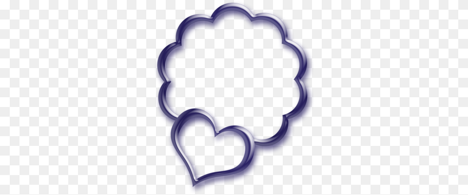 Violet Love Frame Psd Vector Graphic Vectorhqcom Heart, Smoke Pipe Free Transparent Png