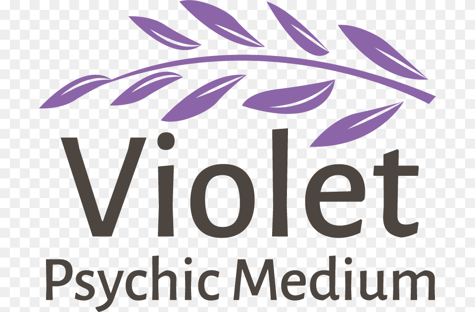Violet Psychic Medium Logo Poster, Herbal, Herbs, Plant, Animal Png