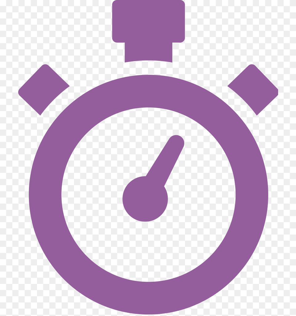 Violet Watch Icon, Stopwatch Png