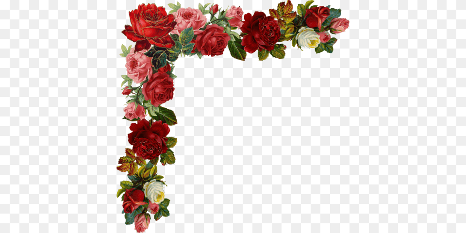 Violeta Lils Vintage Rose Flowers Border Corner, Art, Floral Design, Flower, Flower Arrangement Png