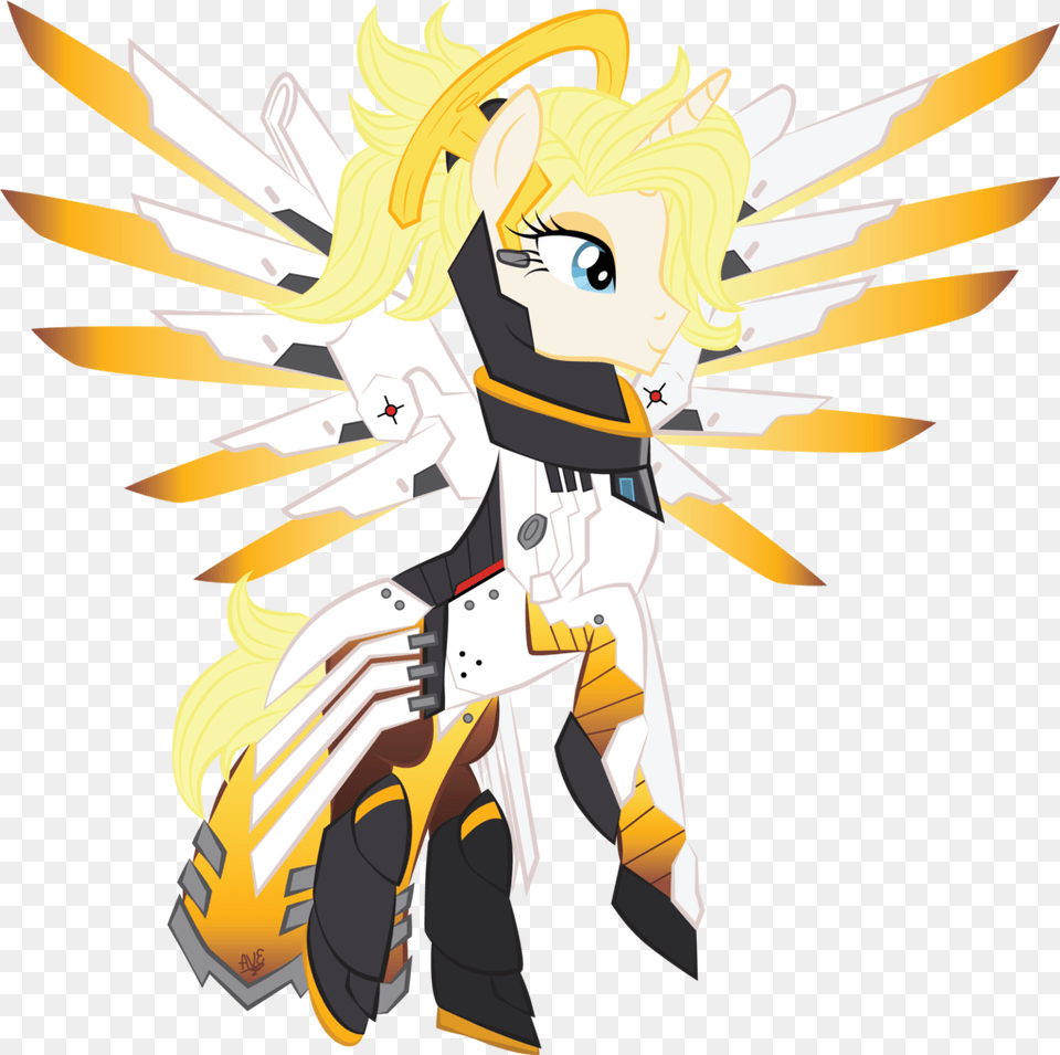 Violetfeatheroficial Crossover Mercy Overwatch Mercy Overwatch Background, Book, Comics, Publication, Person Free Transparent Png