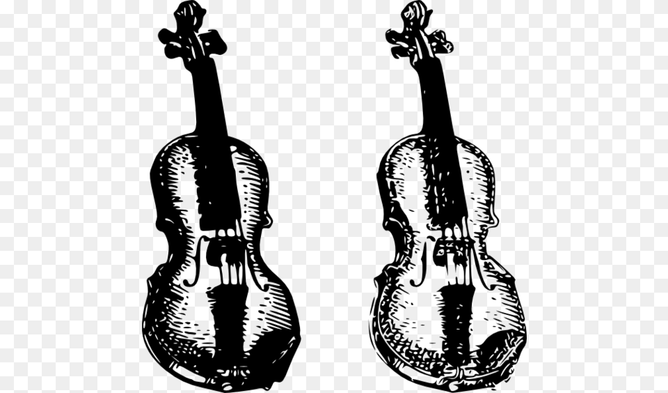 Violin Clip Art Clipart To Use Resource, Gray Free Transparent Png