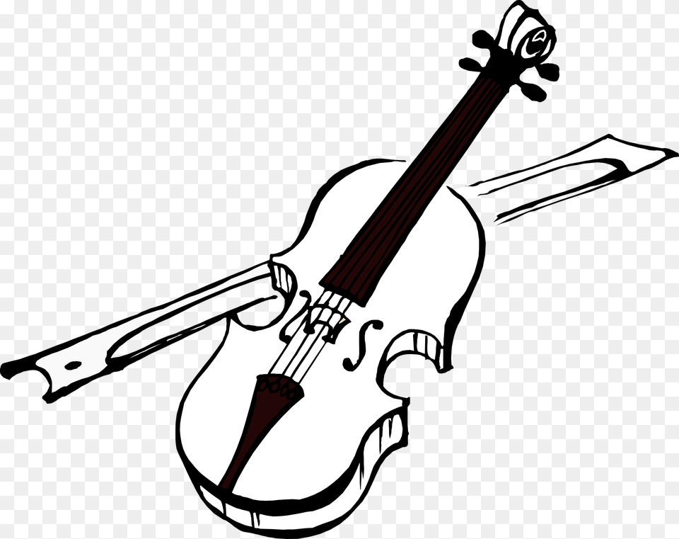 Violin Clip Art Violin Clipart Black And White, Musical Instrument, Blade, Dagger, Knife Png