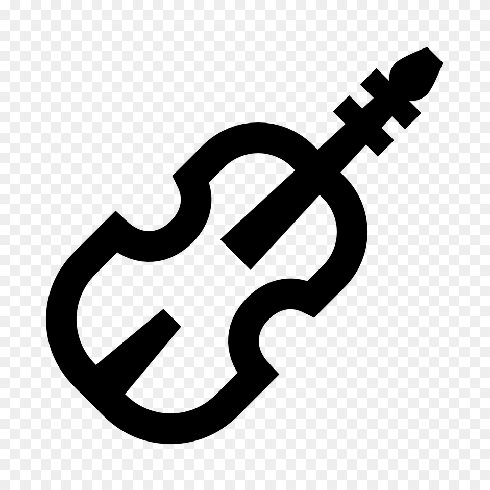 Violin Clipart Icon, Smoke Pipe, Stencil, Musical Instrument Free Png