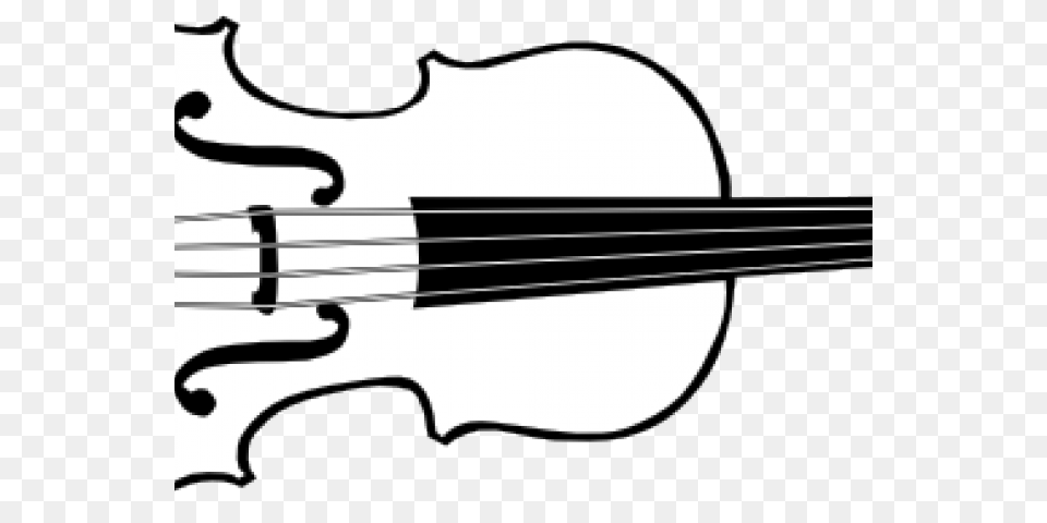 Violin Clipart Outline, Musical Instrument, Bow, Weapon Png