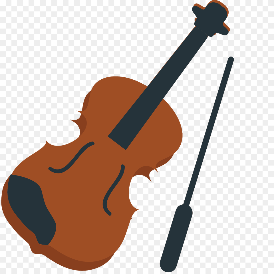 Violin Emoji Clipart, Musical Instrument Png Image