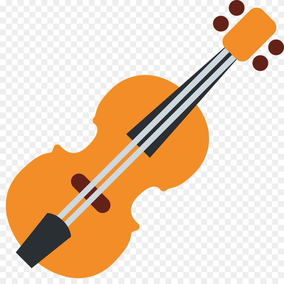 Violin Emoji Clipart, Musical Instrument Free Png Download