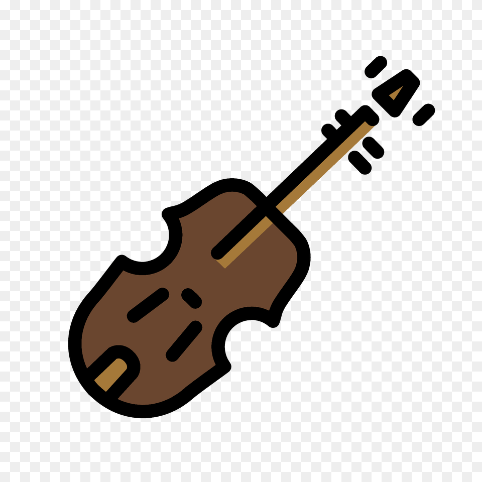 Violin Emoji Clipart, Musical Instrument, Dynamite, Weapon, Cello Png Image
