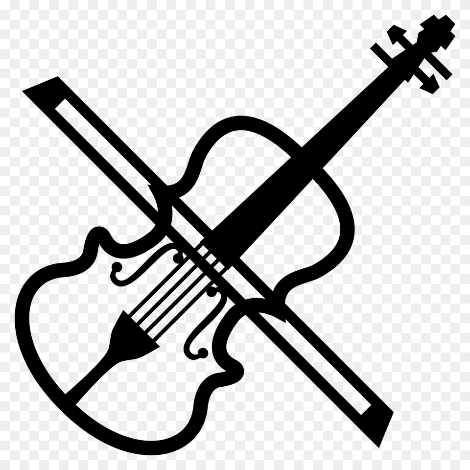 Violin Emoji Clipart, Musical Instrument, Bow, Weapon Free Transparent Png
