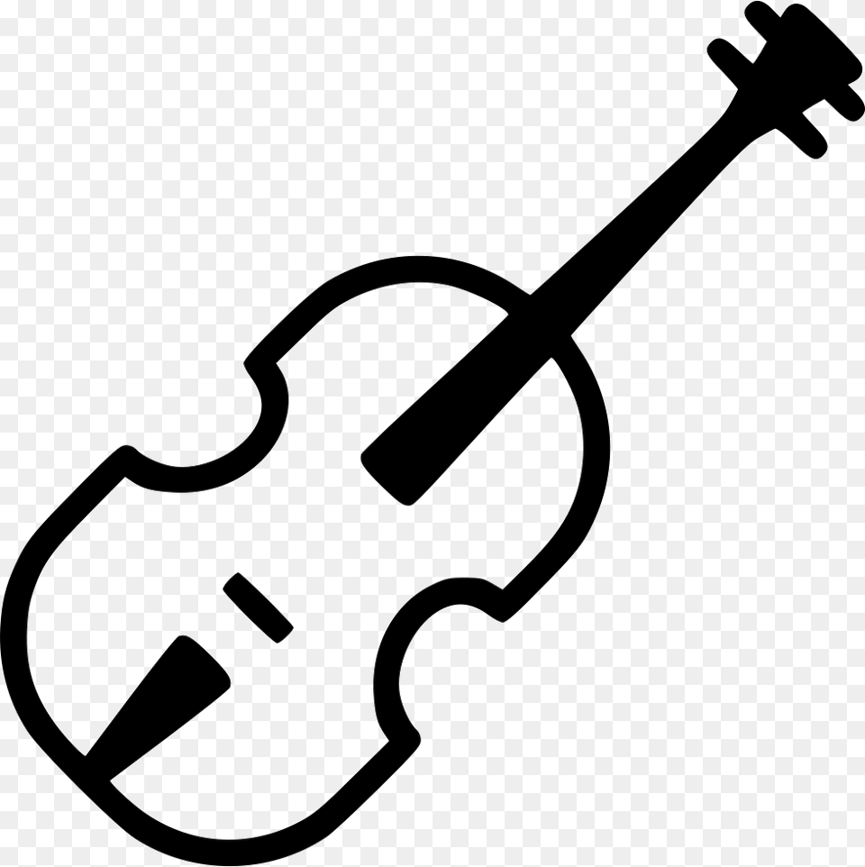 Violin Instrument Comments Clipart Download Violin Emoji Black And White, Musical Instrument, Smoke Pipe, Cello Png Image