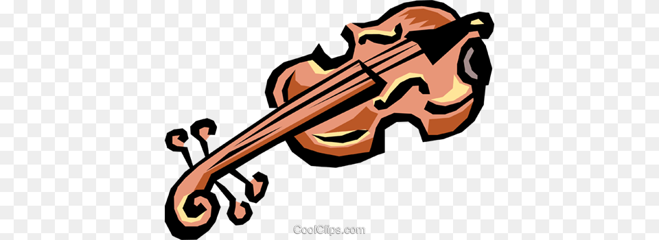 Violin Royalty Vector Clip Art Illustration, Musical Instrument, Smoke Pipe Png Image