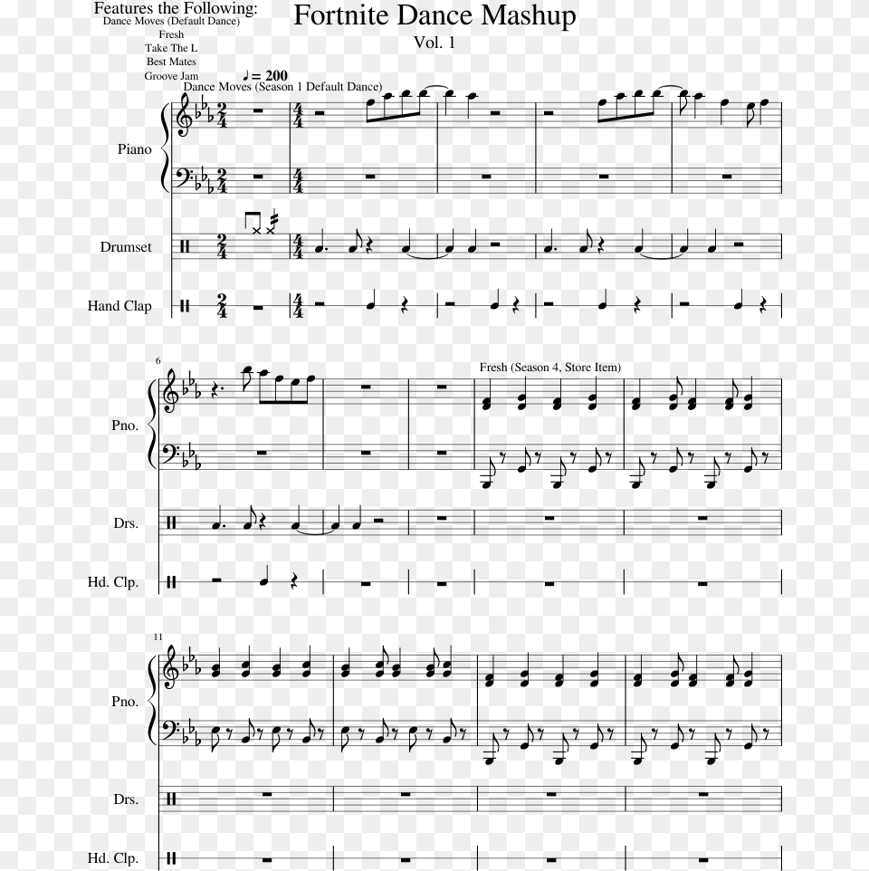 Violin Sheet Music For This Is Gospel, Gray Free Transparent Png