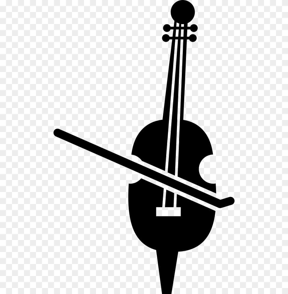 Violin With Bow Violin, Musical Instrument, Cello, Weapon Free Png