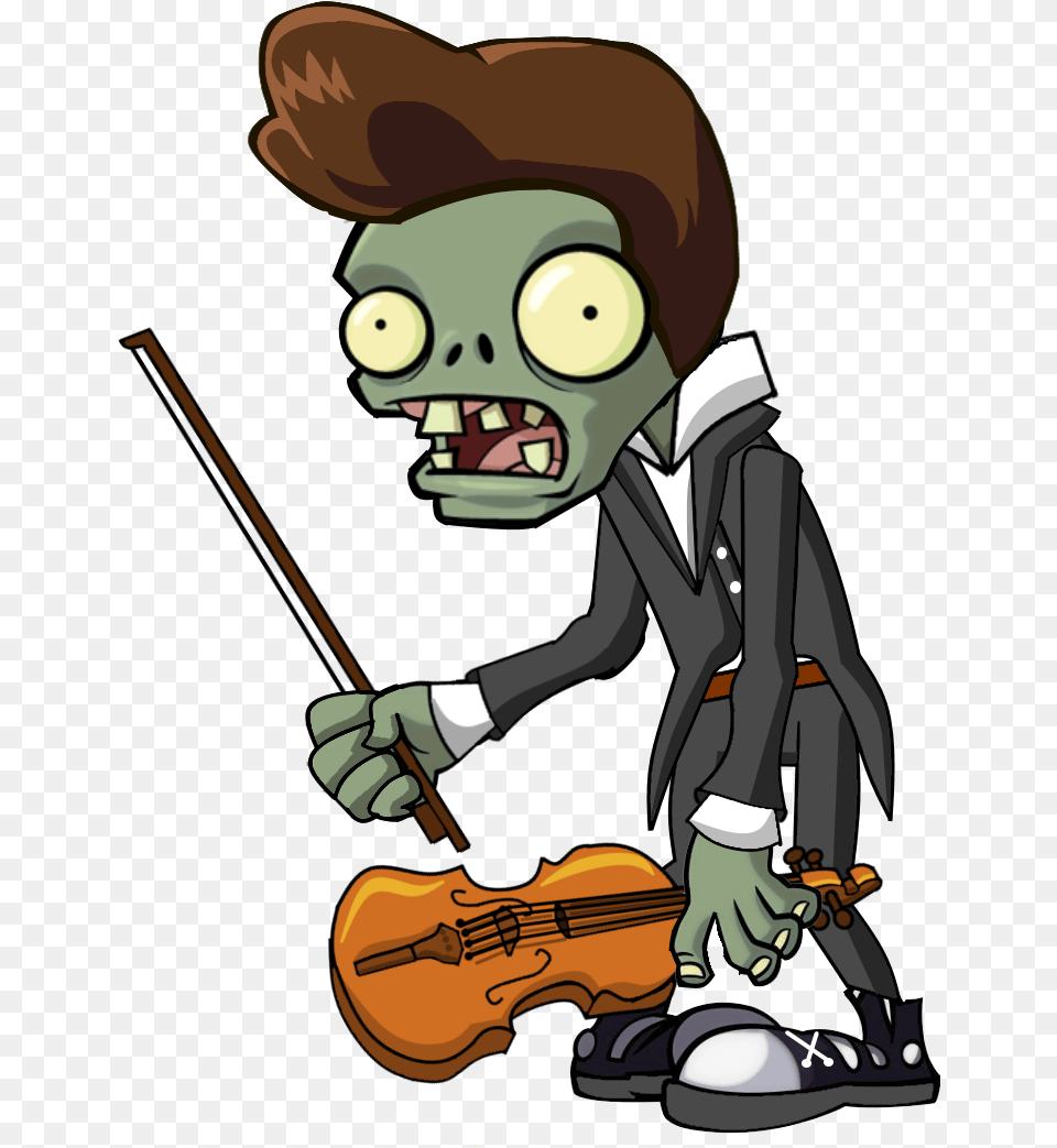 Violin Zombie No Music Pvz Dream Waltz, Baby, Person, Musical Instrument, Face Png Image