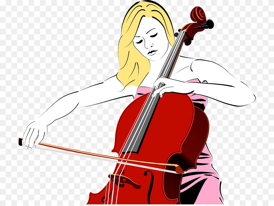 Violonchel, Cello, Musical Instrument, Adult, Female Free Transparent Png