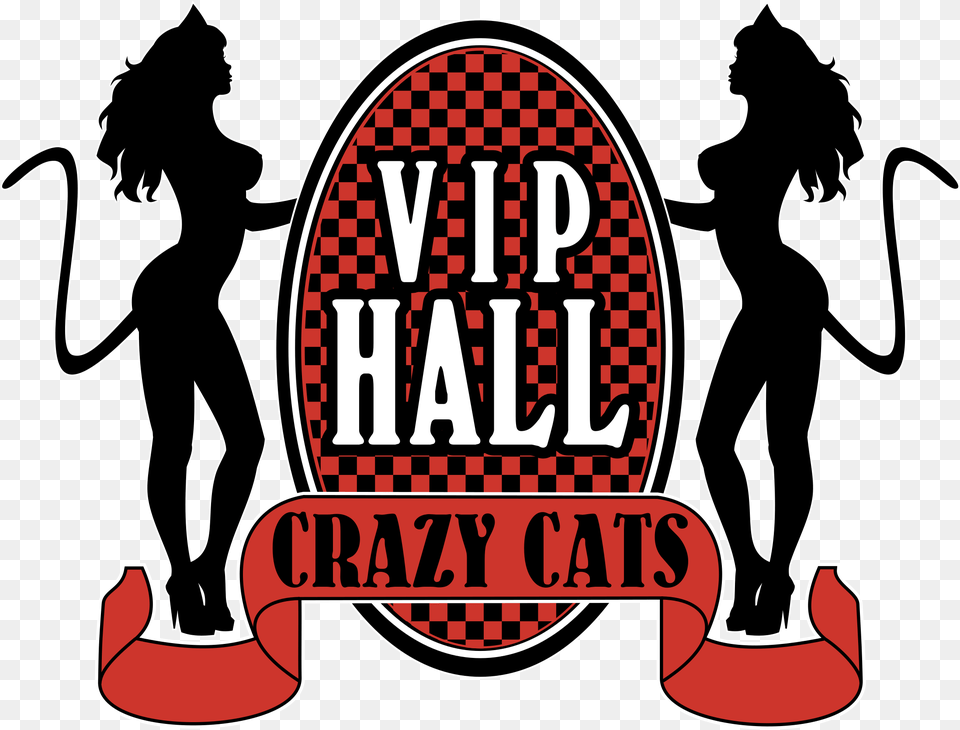Vip Hall Crazy Cats Logo Transparent Vip, Adult, Female, Person, Woman Png