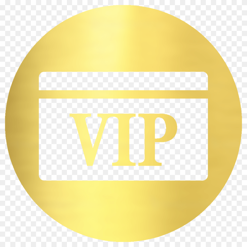 Vip Icon, Aluminium, Gold Free Transparent Png