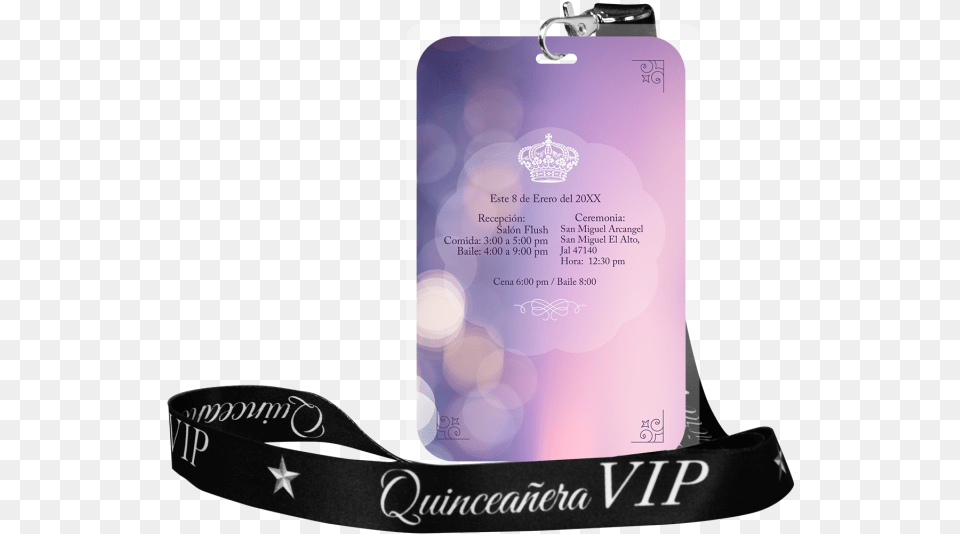 Vip Pass Invitacion Gafete, Text Png Image