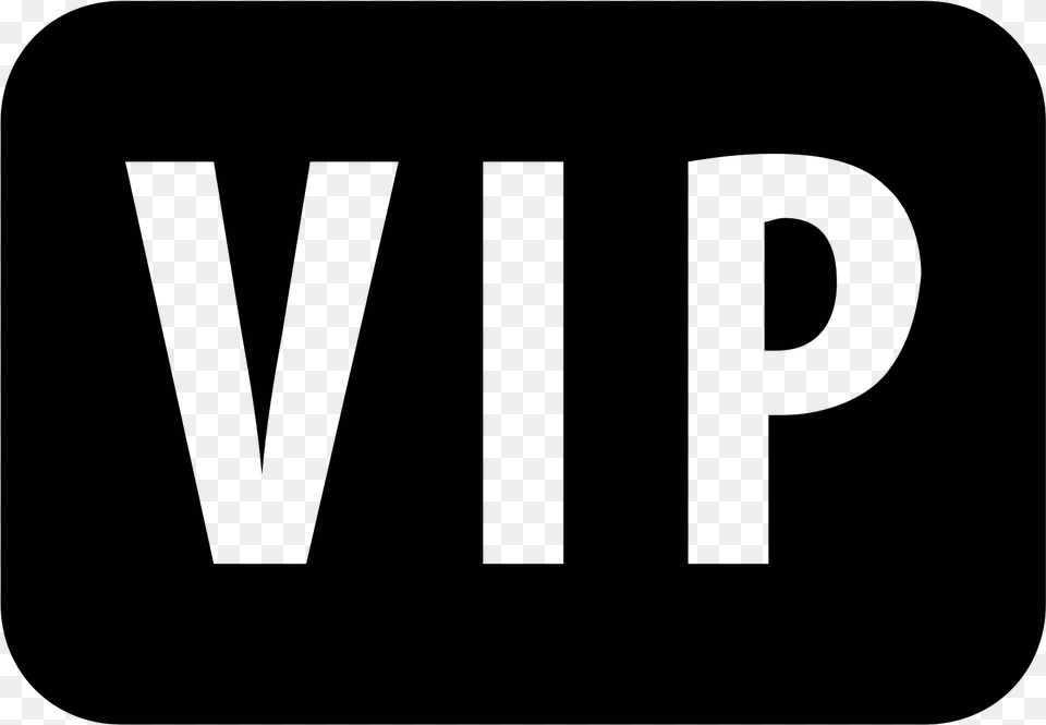 Vip Picture Sign, Gray Free Png Download