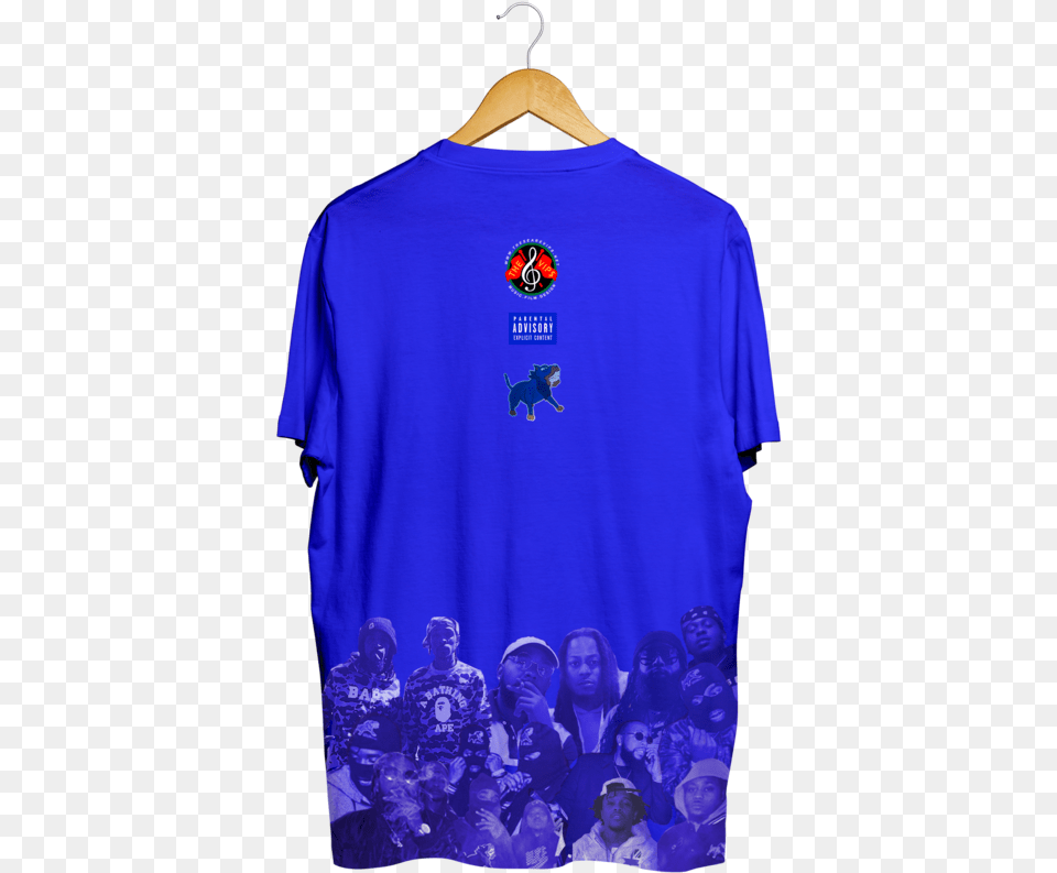 Vip X Blue Bandit Da Collection Album Tshirt U2014 The Parental Advisory Explicit Content, T-shirt, Clothing, Shirt, Adult Free Png Download