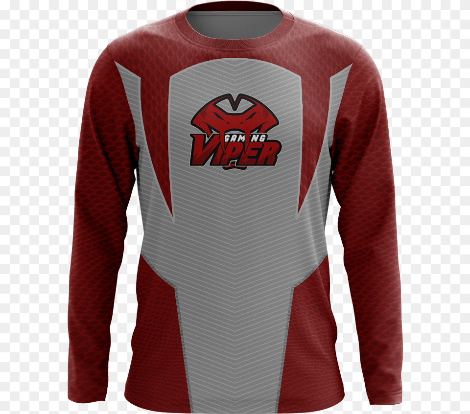 Viper Long Sleeve Jersey Sweatshirt, Clothing, Long Sleeve, Shirt, Coat Png Image