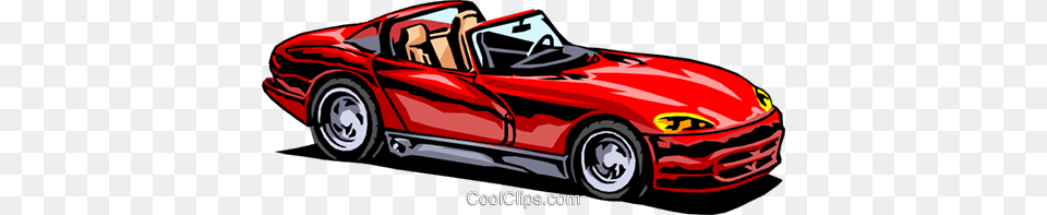 Viper Sports Car Royalty Vector Clip Art Illustration, Transportation, Vehicle, Sports Car, Coupe Free Png