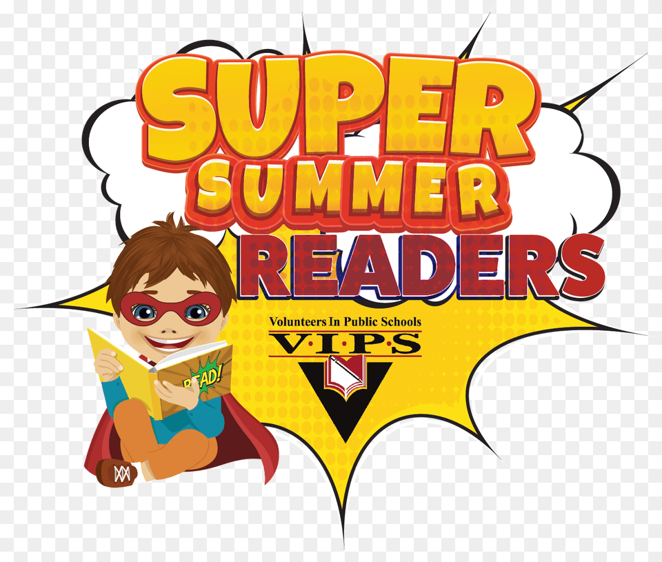 Vips Virtual Readers Volunteers In Public Schools, Book, Comics, Publication, Baby Free Transparent Png