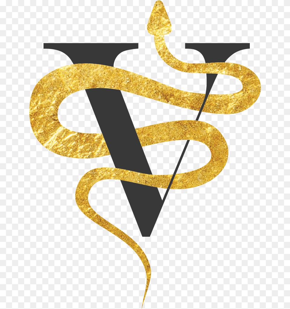 Virago Symbol Gold No Circle Virago Gallery, Text, Cross Free Png