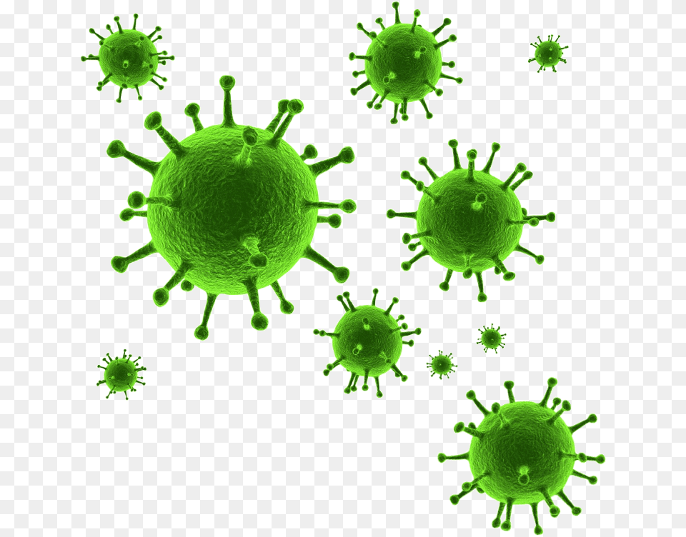 Viral 5 Image Virus, Green, Accessories, Pattern, Animal Free Png Download