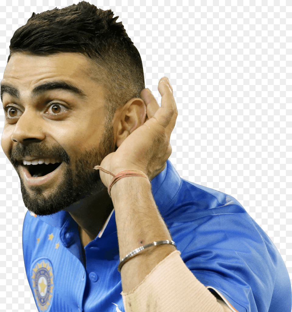 Virat Kohli Savage, Face, Head, Person, Adult Free Transparent Png