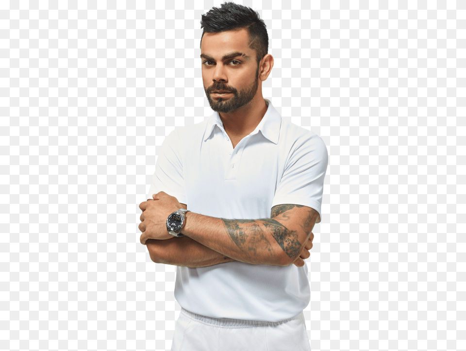 Virat Kohli Transparent Virat Kohli Wrist Watch, Tattoo, Skin, Person, Arm Free Png
