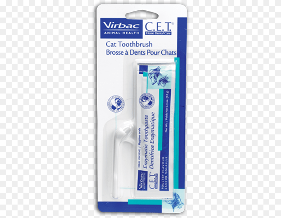 Virbac Cet Pet Toothbrush, Brush, Device, Tool, Toothpaste Png Image