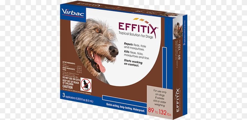 Virbac Effix Flea And Tick For Dogs Under 10 Lb, Animal, Canine, Dog, Mammal Png Image