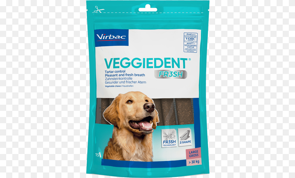 Virbac Veggiedent Dog Small, Animal, Canine, Golden Retriever, Mammal Free Png Download