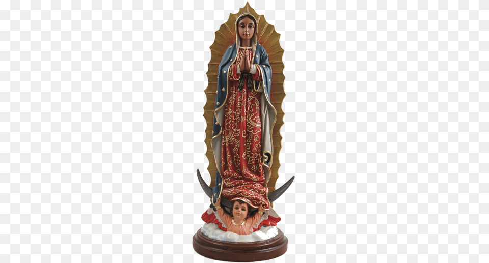 Virgen De Guadalupe Escultura Virgen De Guadalupe, Figurine, Adult, Bride, Female Free Png