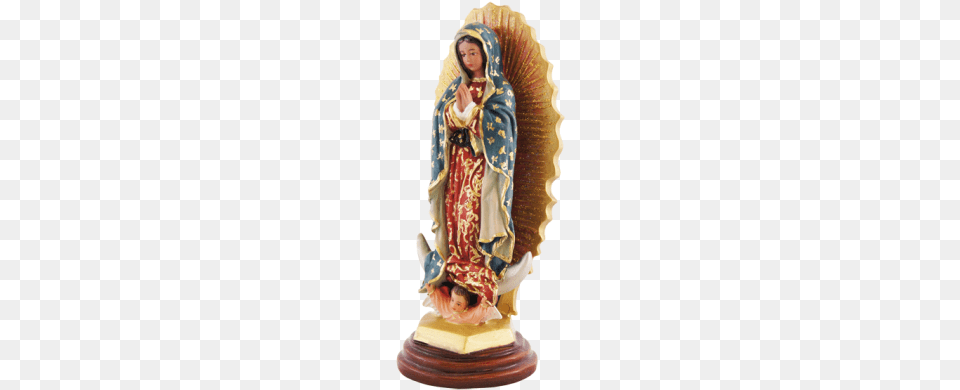 Virgen De Guadalupe Statue, Figurine, Adult, Bride, Female Free Png Download