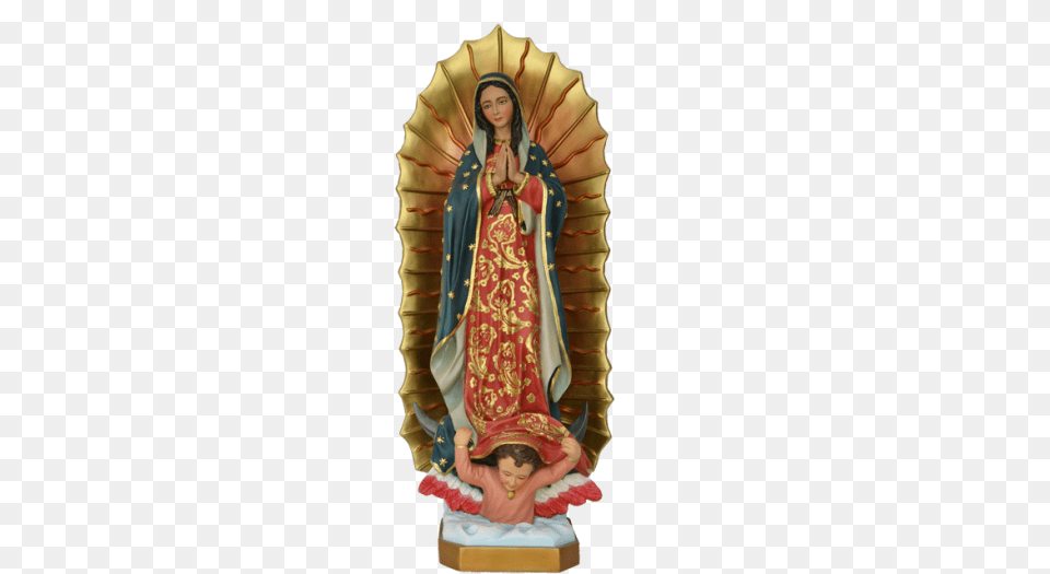 Virgen De Guadalupe Virgen De Guadalupe Escultura, Figurine, Altar, Architecture, Building Free Png