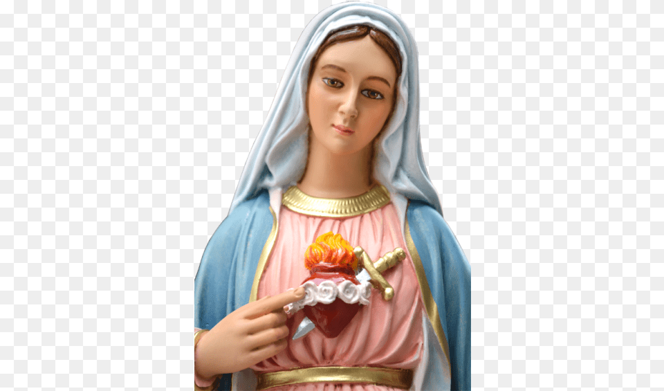 Virgen Mara Ruega Por Nosotros Virgen De La Papaya, Figurine, Woman, Adult, Doll Free Transparent Png