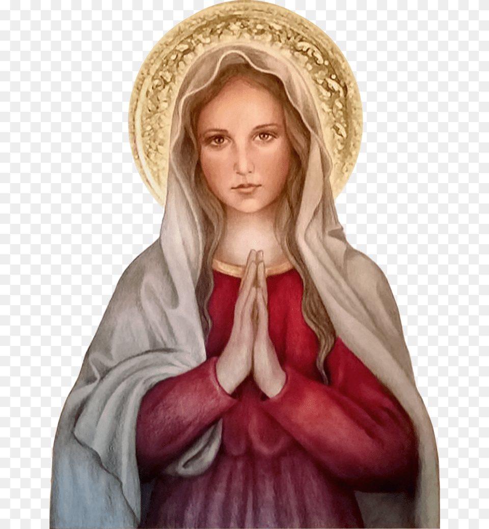 Virgen Maria Blessed Virgin Mary, Head, Portrait, Clothing, Face Png Image