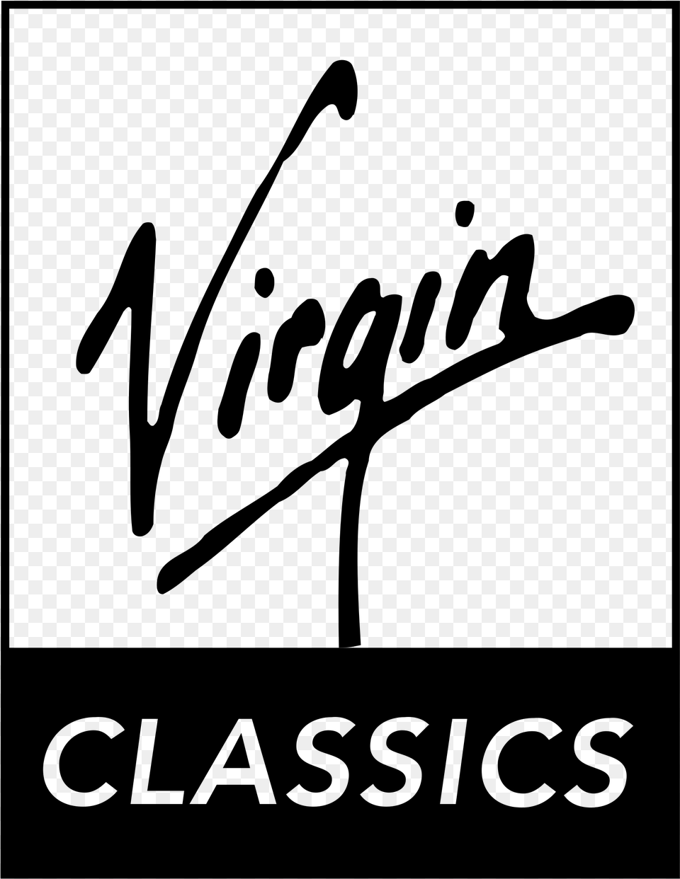 Virgin Classics Logo Transparent Virgin Records, Gray Free Png