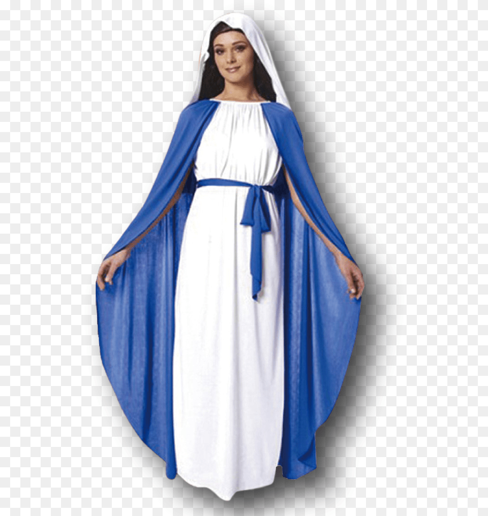 Virgin Mary Costume, Adult, Person, Female, Fashion Png