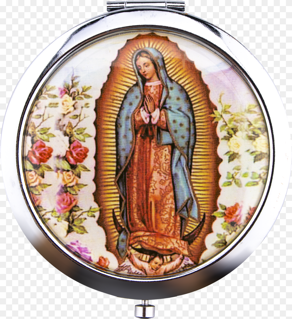 Virgin Mary With Roses Free Transparent Png