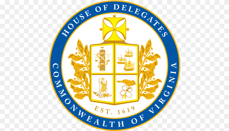 Virginia House Of Delegates Logo, Badge, Symbol, Emblem, Person Free Png