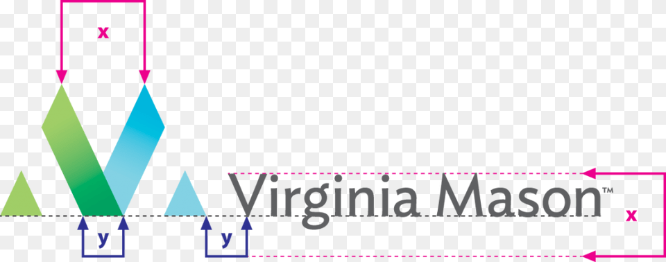 Virginia Mason Vertical Logo Proportion And Spacing Triangle Free Png Download