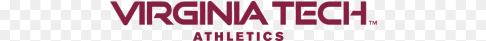 Virginia Tech Athletics Word Mark In Maroon On White Virginia Tech Word, Purple, Text Free Png