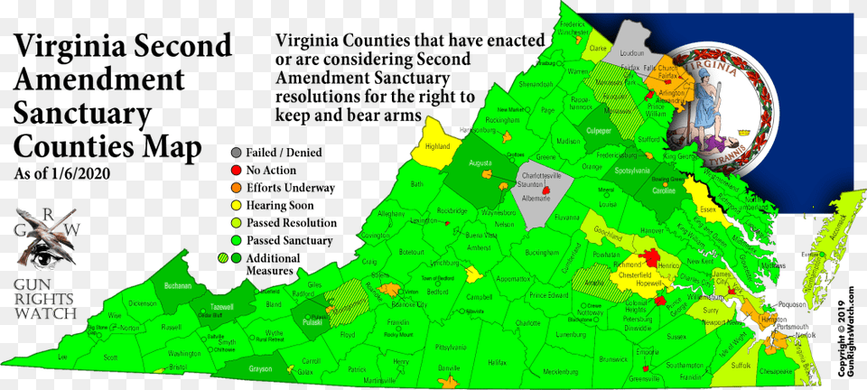 Virginia Wants To Close Non Govt Virginia 2nd Amendment Sanctuary Counties Map, Chart, Tree, Rainforest, Plot Free Transparent Png